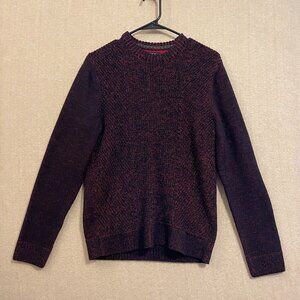 Alfani Sweater Men's Medium Black & Red Pullover